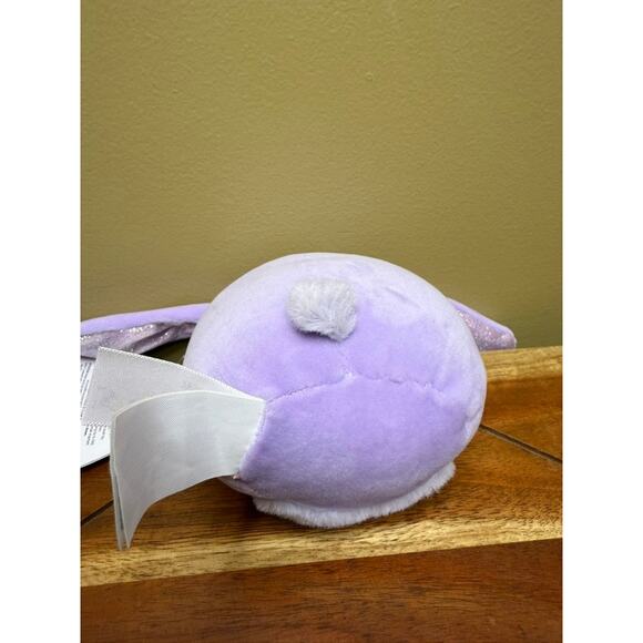NWT Squishmallows Bubbles the Bunny 4" Purple Plush Easter 2023 - Picture 3 of 3